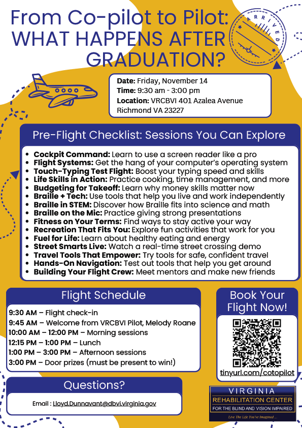 From Co-pilot to Pilot: WHAT HAPPENS AFTER GRADUATION? flyer